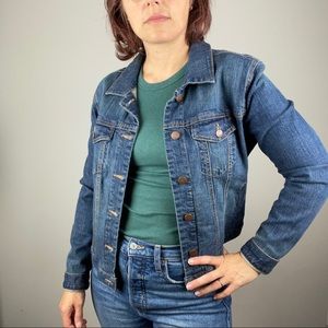 Gap Stretch Med Wash Denim Jean Jacket M